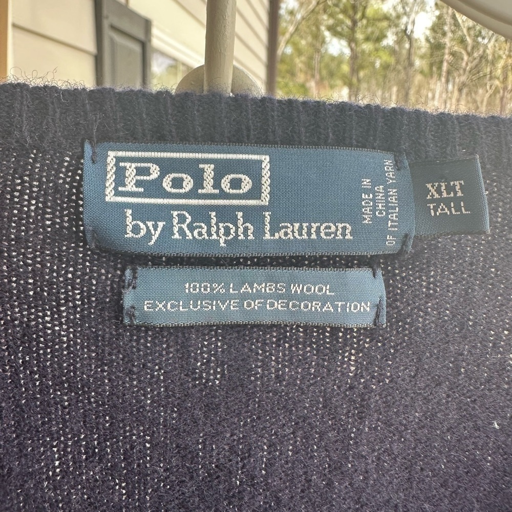 100% wool polo sweater - Picture 3 of 3